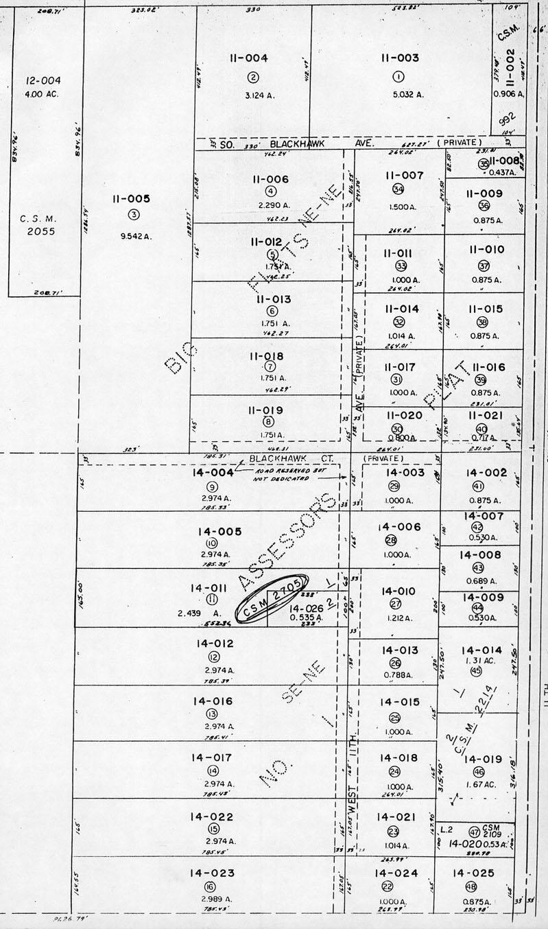 subdivision layout