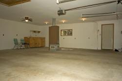 inside finished garage