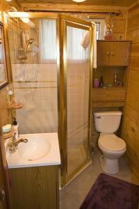 wood bathroom