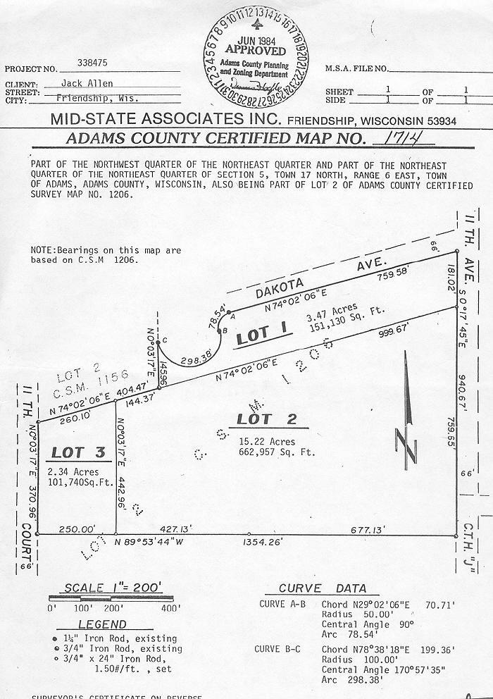 adams friendship wisconsin acreage by friendship lake