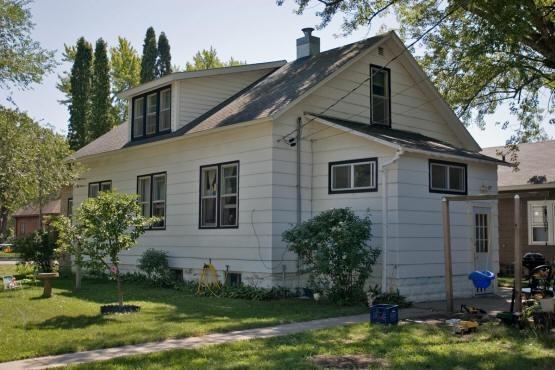 family home on corner lot