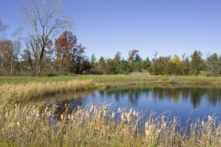 wooded waterfront Central Wisconsin