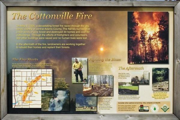 Big Flats, Adams County Cottonville Fire: May 5th 2005