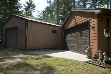 two garages one attached one detached