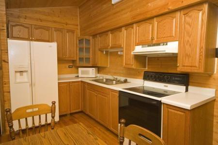 log home by Roche-A-Cri Lake