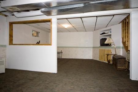 The Basement Is Partially Finish and Would Make a Great Den  or Rec Room