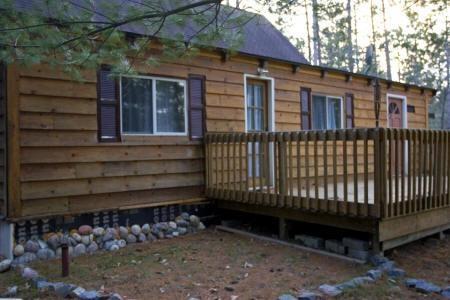 Central Wisconsin Log Cabin for Sale in the Adams County