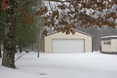 2 car detached garage