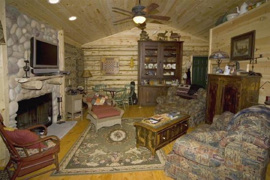 log home for sale by castle rock lake