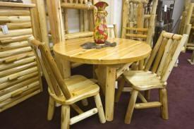 Genuine Wooden Table & Chairs Set