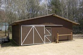 2 detached full size garages for extra storage