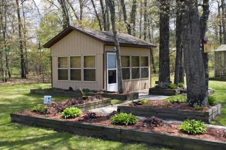 beautiful raised flowerbeds