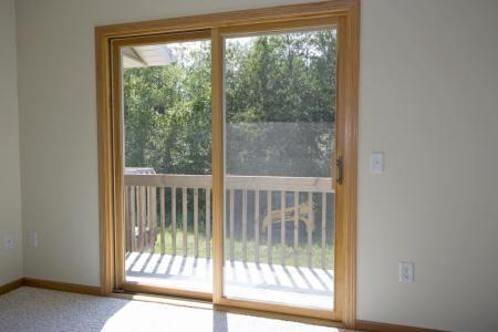 walk out deck for wooded view