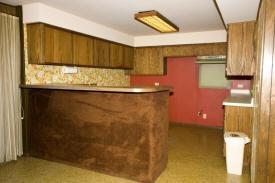 Second kitchen in the basement for guests