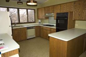 Nice useable kitchen with a view