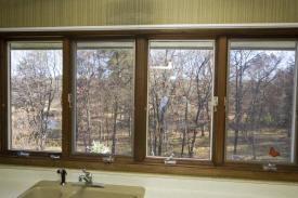 View of the creek from the kitchen window