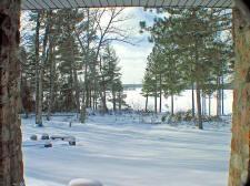 great lake view from porch