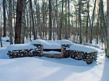 gangster island - stone outdoor grill