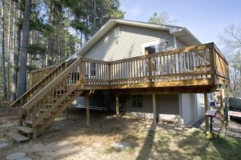 82 feet of gentle sloping lake frontage