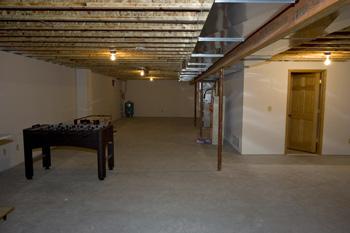 Large Full Basement Partially Finished