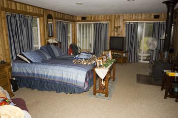 Large Master Bedroom With Fireplace