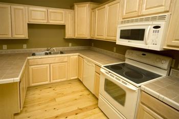 Large Kitchen With Custom Cabinetry