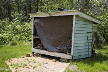 Large Shanty To Store Firewood