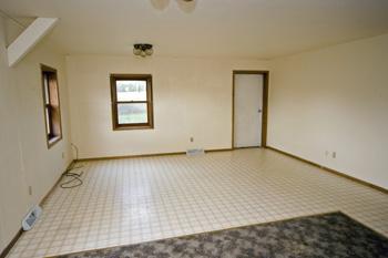 Large Living space Connected to building