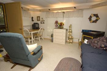 Spacious Living Room With Wood Pellet Burning Stove