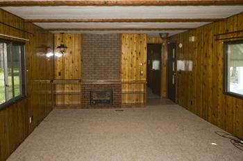 Spacious Living Room With Cozy Electric Fireplace!