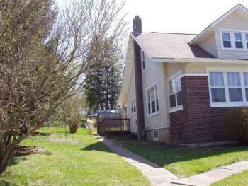 Side View Of Home & Large Deck!