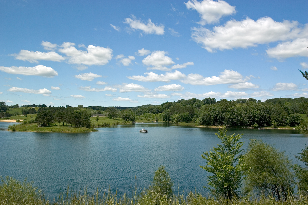 Enjoy watersports in Dutch Hollow Lake