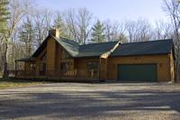 Custom Rustic Log Home For Sale With Access To Lake Petenwell